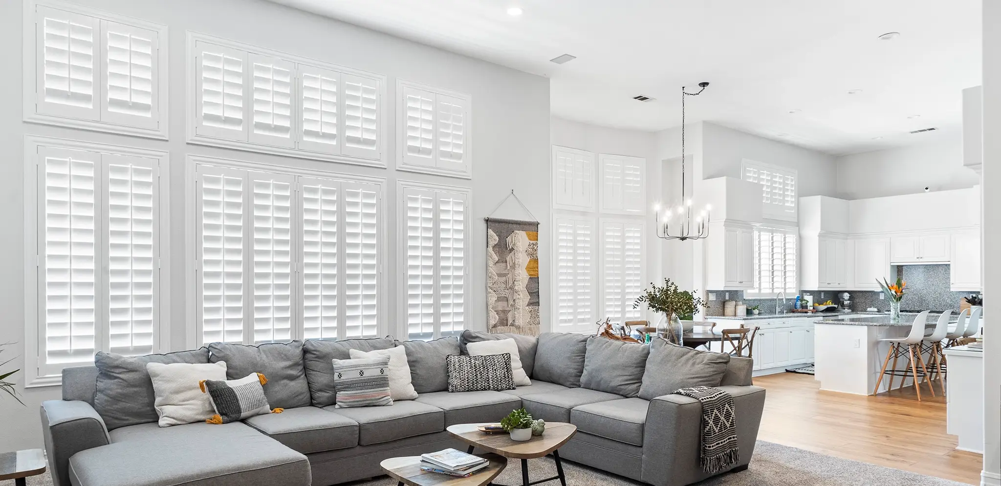 Shutters in a Bluff City living room