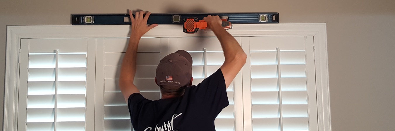 Installing shutters in Bluff City