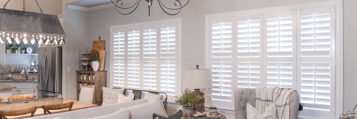 Plantation shutters in Mt. Carmel kitchen