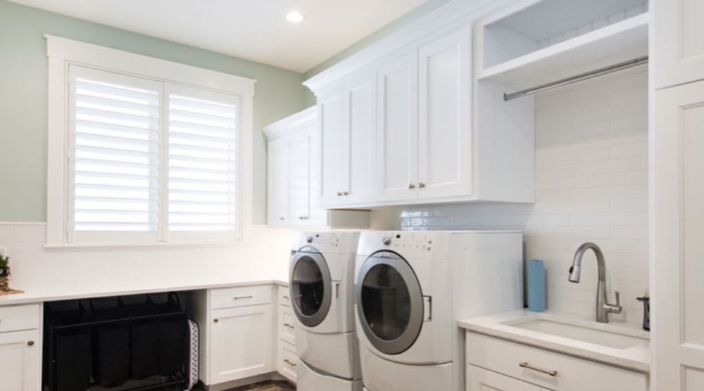 Laundry room window treatments